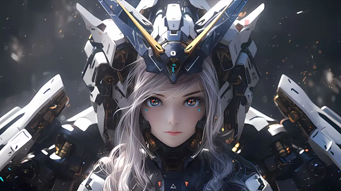 3k机甲少女壁纸｜战记背景图片 - 战斗少女「哲风壁纸」