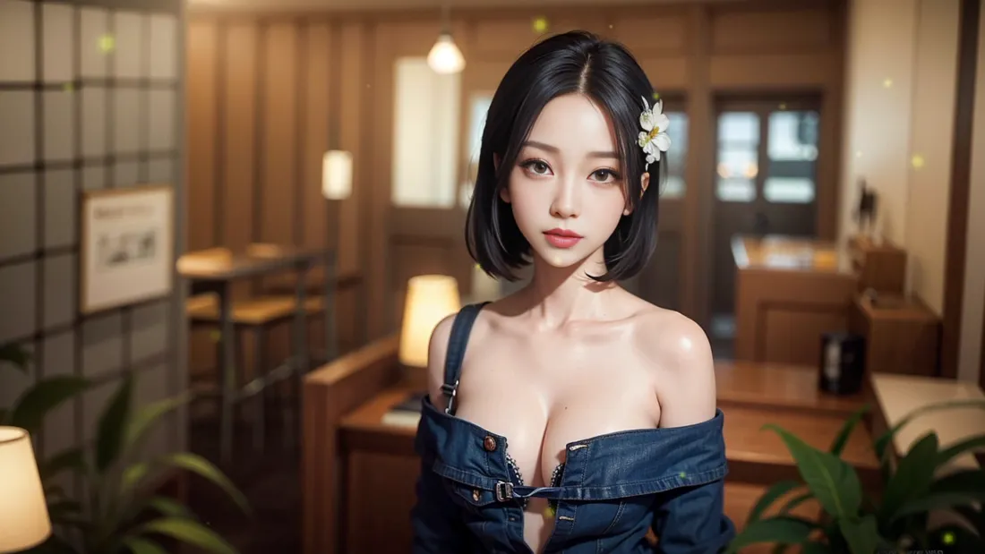 2k性感美女壁纸｜室内场景背景图片 - 事业线吸睛「哲风壁纸」