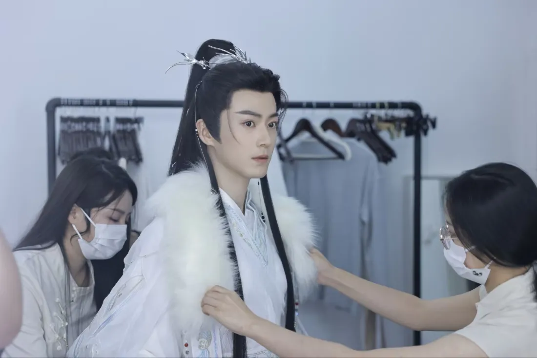 2k古装造型幕后｜汉服拍摄现场背景图片「哲风壁纸」