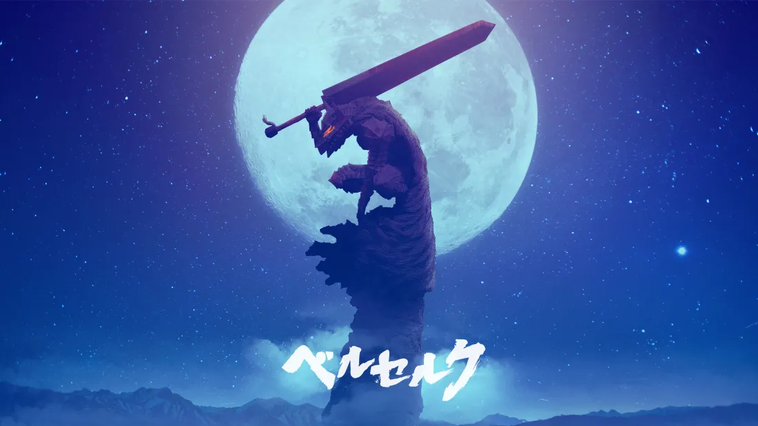 2k格斯壁纸｜剑风传奇背景图片 - 月夜巨剑「哲风壁纸」