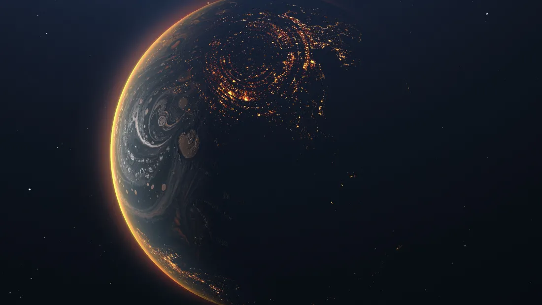 4k(星空壁纸｜星球夜景背景图片 - 暗黑)「哲风壁纸」