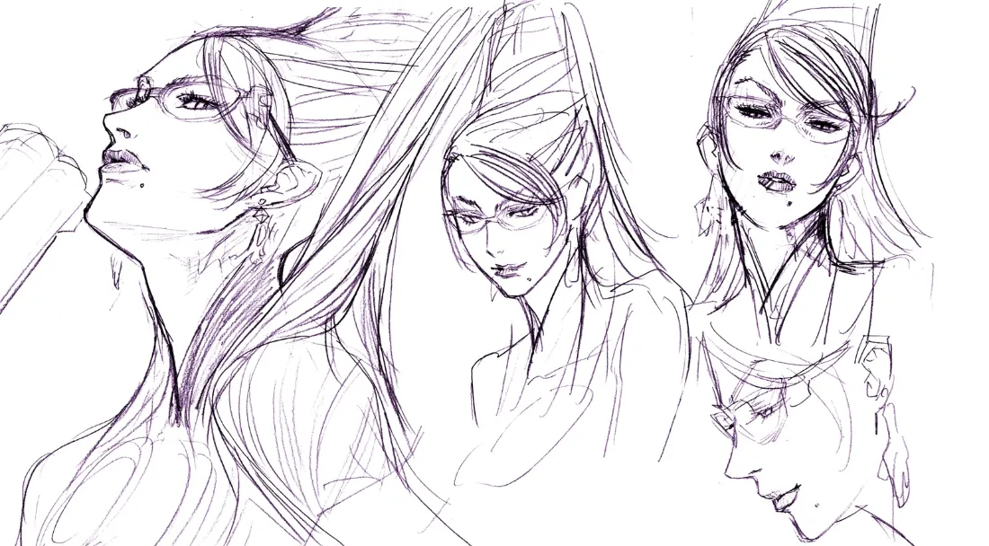 2k贝优妮塔壁纸｜手绘背景图片 - 猎天使魔女「哲风壁纸」