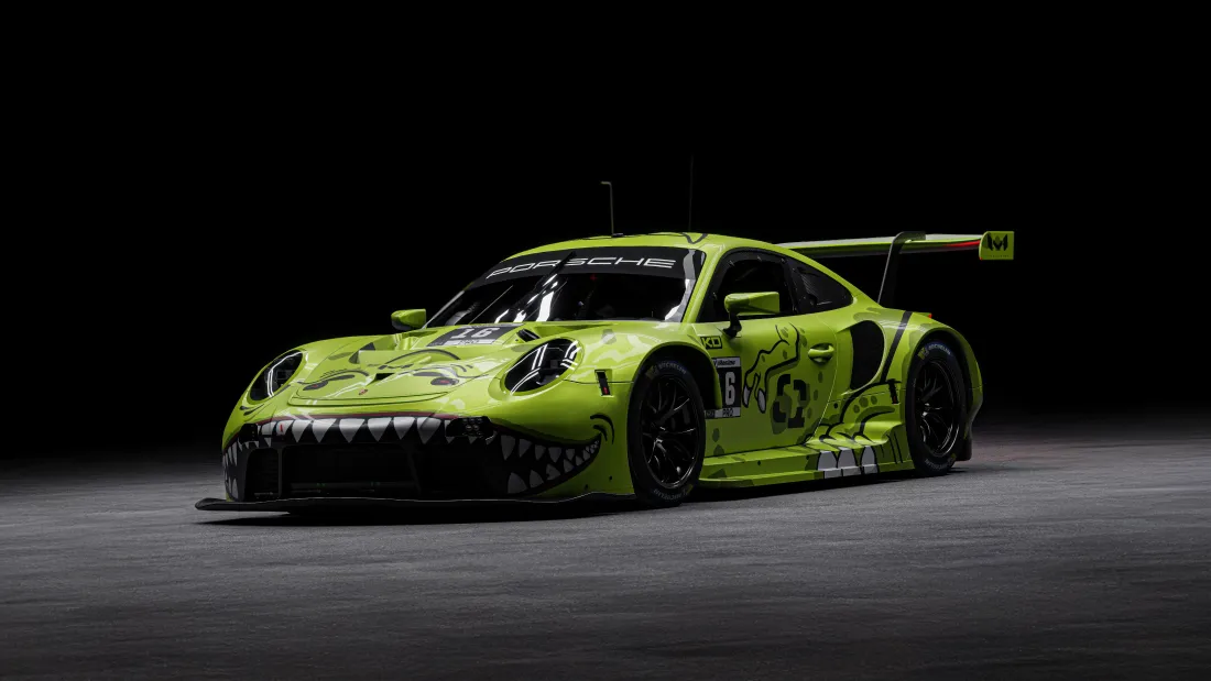 7k保时捷911壁纸｜黄色赛车 - 跑车「哲风壁纸」