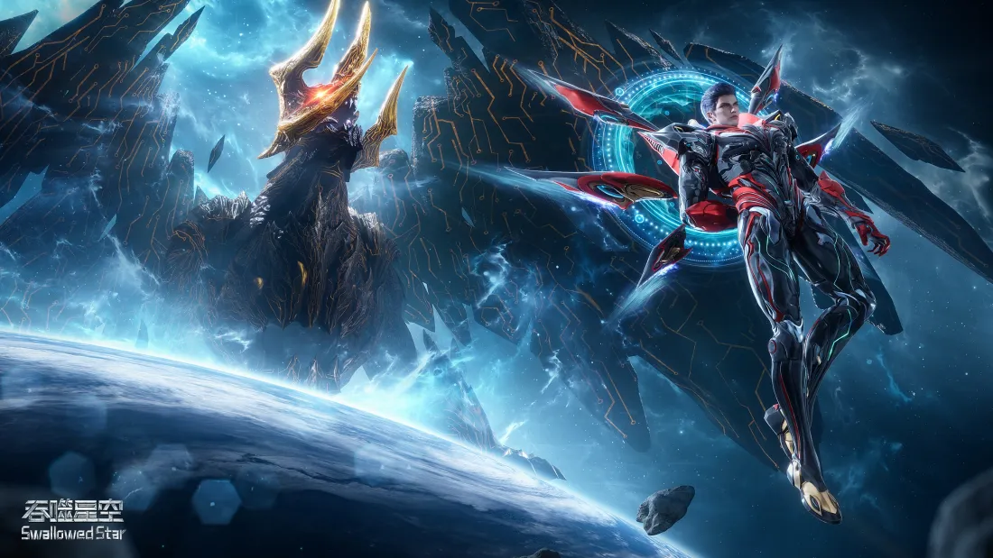 3k罗峰 吞噬星空 战斗壁纸｜科幻宇宙 - 机甲怪兽「哲风壁纸」
