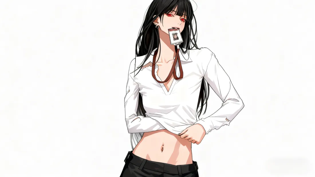 3k玛奇玛壁纸｜电锯人背景图片 - 酷飒黑白「哲风壁纸」