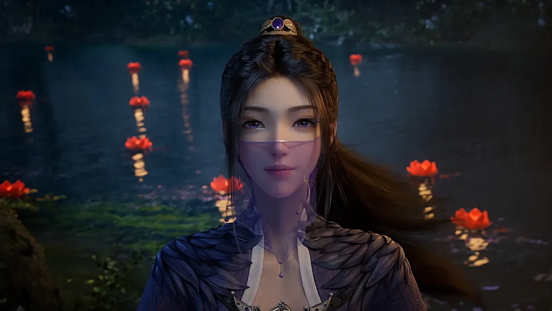 4k紫灵凡人修仙传壁纸｜荷花灯夜景 - 古风「哲风壁纸」