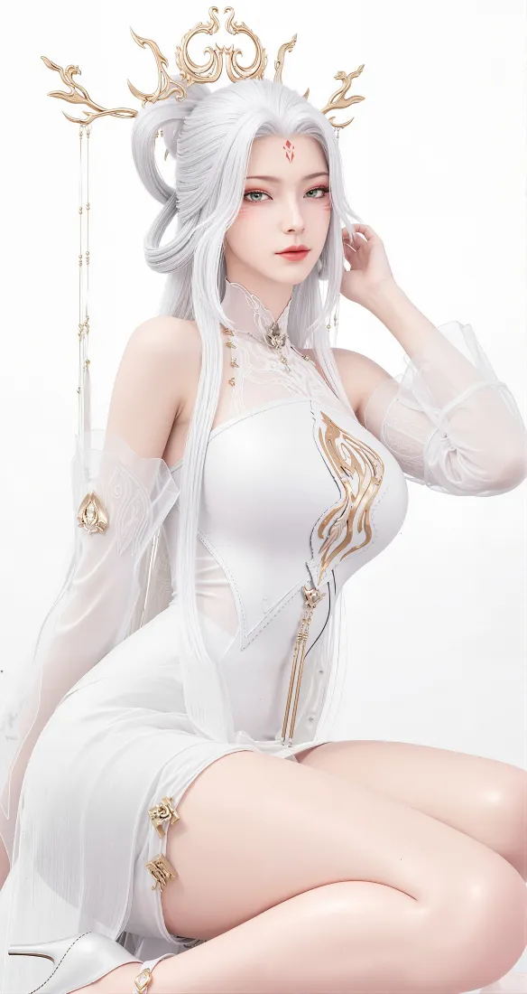 诛仙小白手机壁纸｜白衣白发美女 - 仙侠「哲风壁纸」