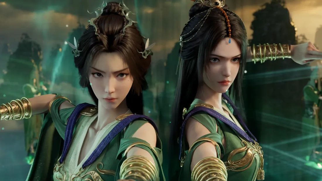 4k凡人修仙传柳玉菡云芝壁纸｜绿衣修仙 - 古装「哲风壁纸」