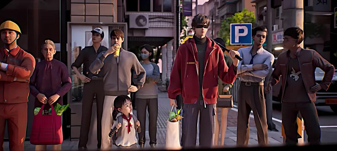 4k动漫路人街景壁纸｜城市背景图片 - 日常「哲风壁纸」