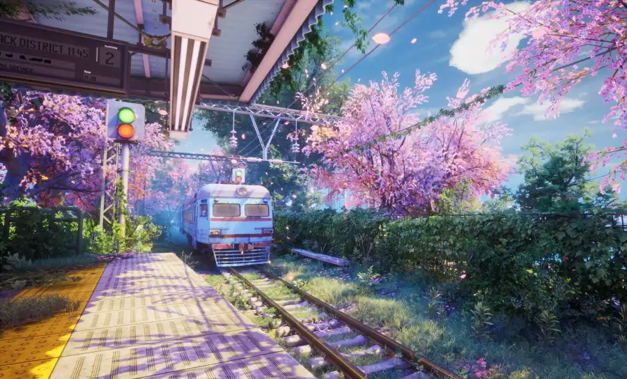 2k花瓣壁纸-阳光背景-《花朵》-空的「哲风壁纸」